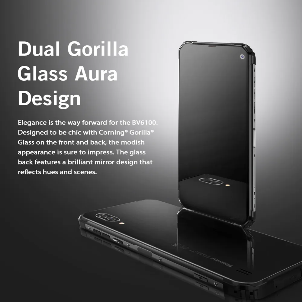 Blackview BV6100 3 ГБ + 16 Гб 6 88 дюймов Android 9 0 5580 мАч ЖК экран Прочный смартфон IP68