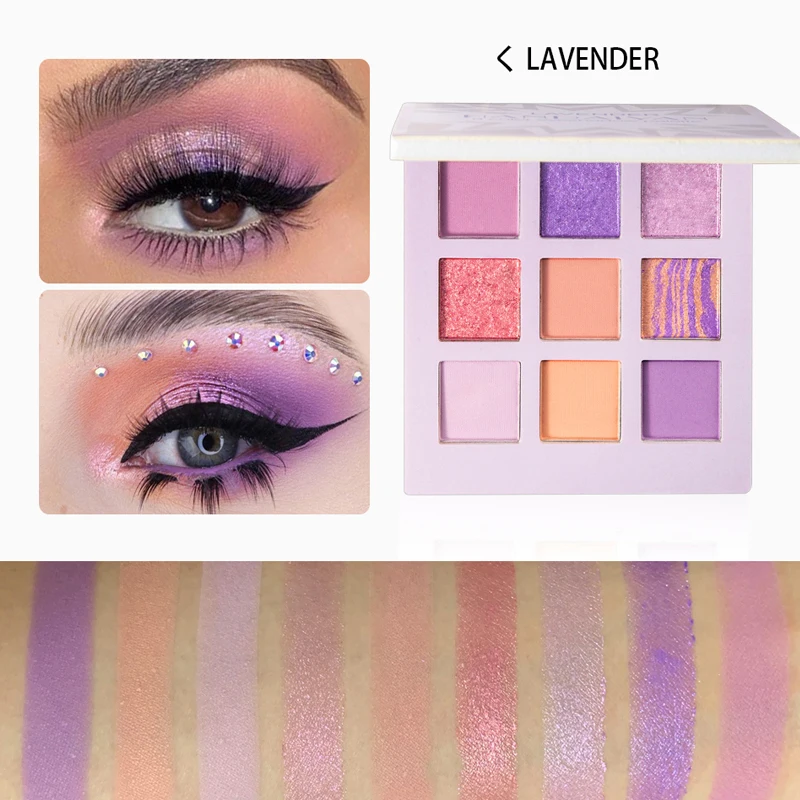 New 9 color matte glitter eyeshadow lavender pink mint red purple yellow eyeshadow powder dust summer matte eyeshadow palette
New 9 color matte glitter eyeshadow lavender pink mint red purple yellow eyeshadow powder dust summer matte eyeshadow palette