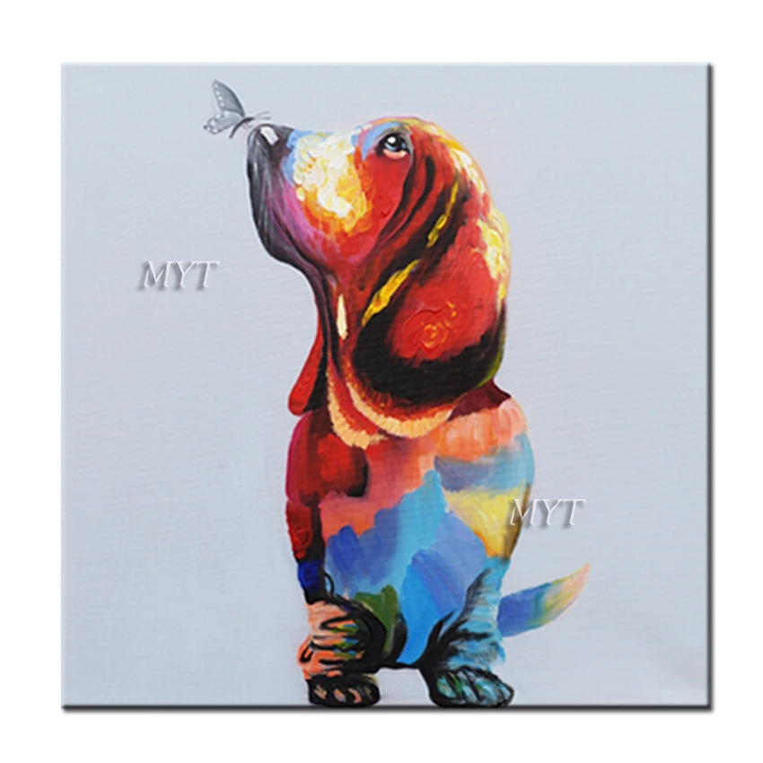 Cute Cartoon Dog Oil Painting Pure Hand-painted Animal Art Home Wall Hangings Decoration Showpiece Canvas Wall Art Unframed
Cute Cartoon Dog Oil Painting Pure Hand-painted Animal Art Home Wall Hangings Decoration Showpiece Canvas Wall Art Unframed
