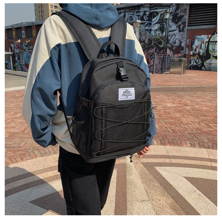 PB4010 Men and women tide brand wild tooling backpack fashion trend personality street hip hop college student school bag
PB4010 Men and women tide brand wild tooling backpack fashion trend personality street hip hop college student school bag