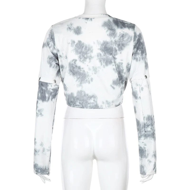 YYXZ Spring Fashion Cute Loose Tie-dye Print Letters Long Sleeve Thin Fabric Woman Casual Short Sweatshirt Lady Outwear Crop Top
YYXZ Spring Fashion Cute Loose Tie-dye Print Letters Long Sleeve Thin Fabric Woman Casual Short Sweatshirt Lady Outwear Crop Top