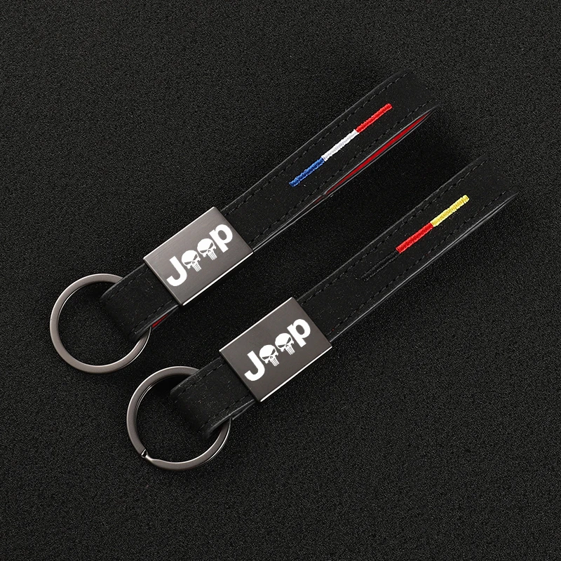 2021 New Fashion Leather Keychain Business Gift Car Styling Key Ring For Jeeps Compass Renegade Cherokee Kl Patriot Wranglert JK
2021 New Fashion Leather Keychain Business Gift Car Styling Key Ring For Jeeps Compass Renegade Cherokee Kl Patriot Wranglert JK