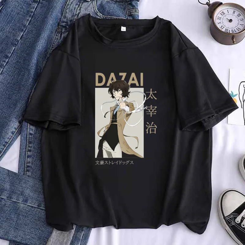 Bungo Stray Dogs Women Black T-shirt Osamu Dazai Nakajima Atsushi Short Sleeve White Graphic Tops Tee,Drop Ship
Bungo Stray Dogs Women Black T-shirt Osamu Dazai Nakajima Atsushi Short Sleeve White Graphic Tops Tee,Drop Ship
