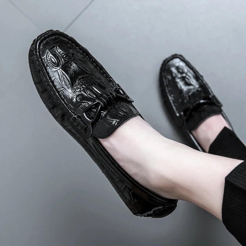 Men's Shoes 2021 Summer New Casual Loafers Shoes Men Fashion Leather Brand Driving Boat Shoes Comfy Slip-On Flats Man Moccasins
Men's Shoes 2021 Summer New Casual Loafers Shoes Men Fashion Leather Brand Driving Boat Shoes Comfy Slip-On Flats Man Moccasins