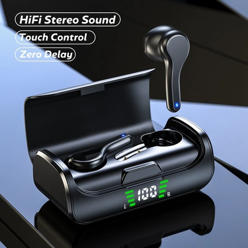 K28 Wireless Earbuds, TWS Bluetooth 5.0 Earphones ,Sport Stereo Headphones with LED Display Charging Case
K28 Wireless Earbuds, TWS Bluetooth 5.0 Earphones ,Sport Stereo Headphones with LED Display Charging Case