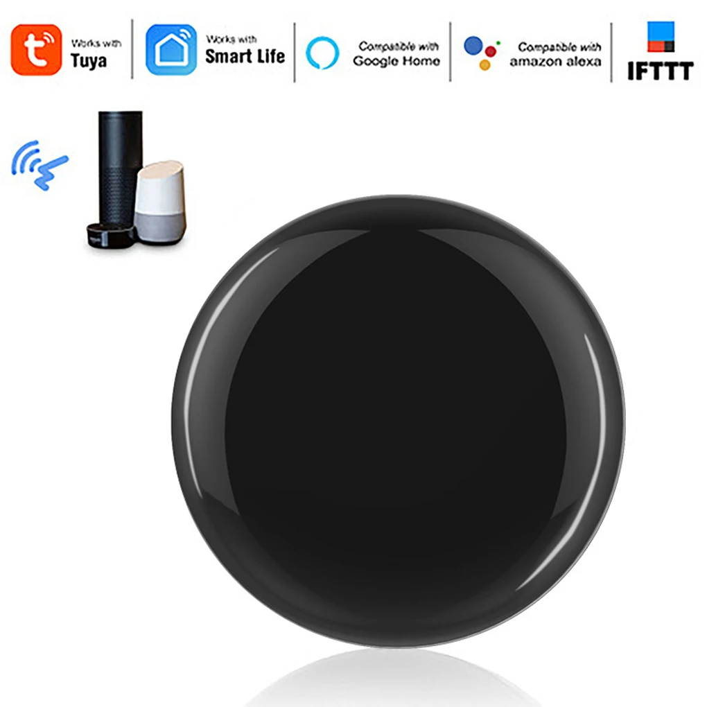 Tuya WiFi IR Remote Control for Air Conditioner TV, Smart Home Infrared Universal Remote Controller For Alexa,Google Home
Tuya WiFi IR Remote Control for Air Conditioner TV, Smart Home Infrared Universal Remote Controller For Alexa,Google Home
