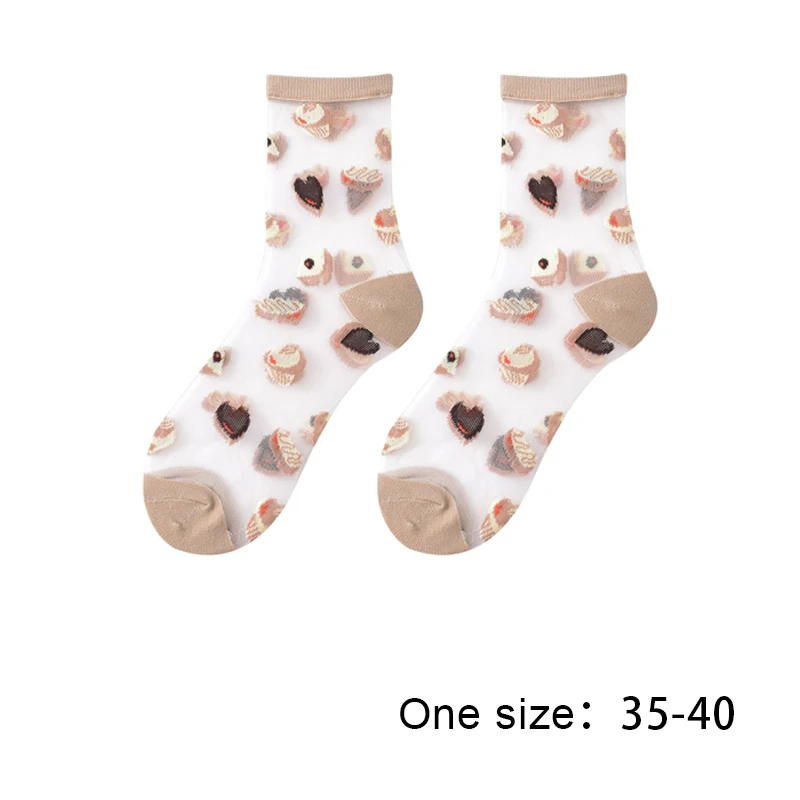2021 Women Cute Food Socks Spring Summer Breathable Girl Fashion Thin Glass Silk Transparent Short Socks
2021 Women Cute Food Socks Spring Summer Breathable Girl Fashion Thin Glass Silk Transparent Short Socks