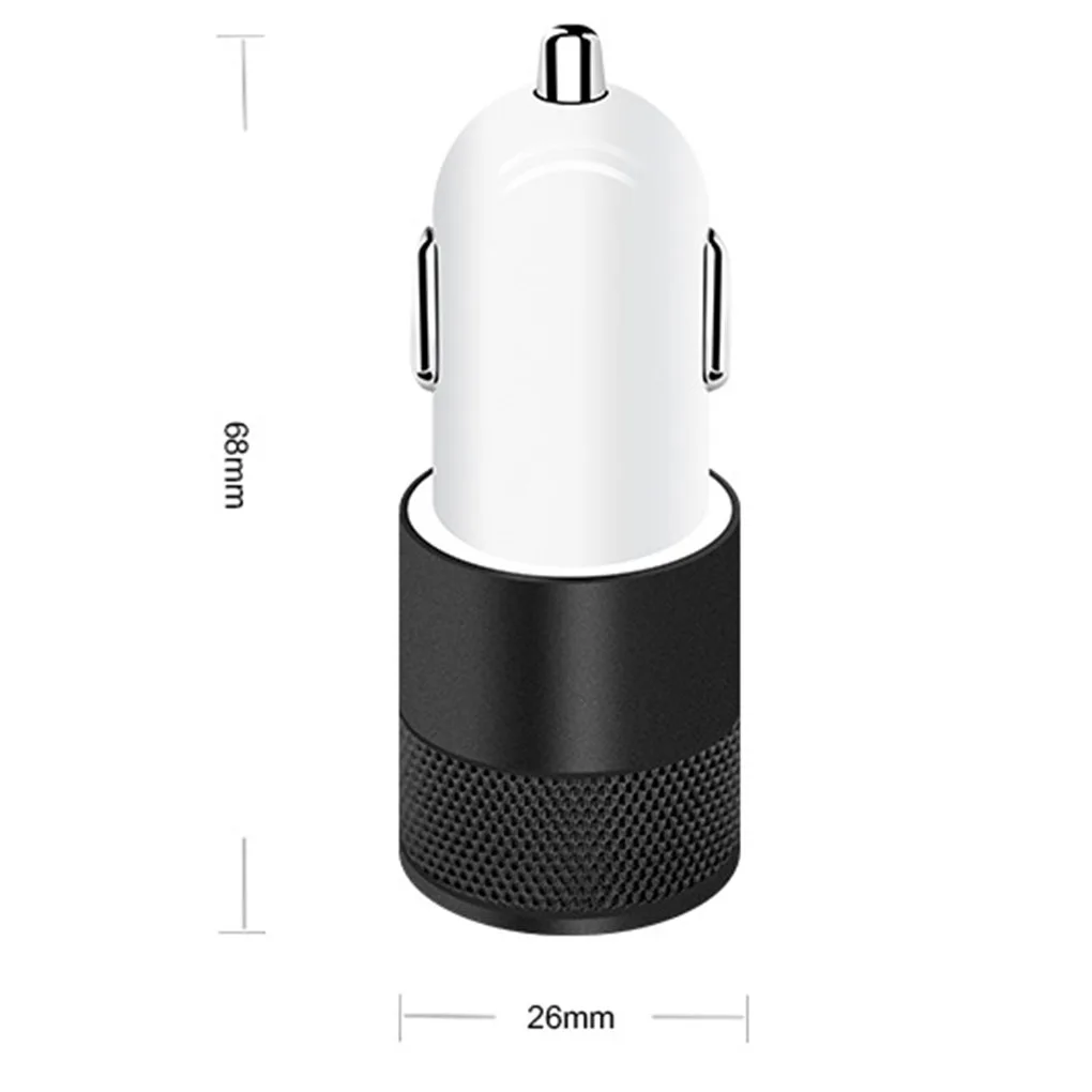 2.1A 1A Alloy 2 USB Ports Universal Intelligent Charging Dual USB Car Charger for iPhone for Android Mobile Phone
2.1A 1A Alloy 2 USB Ports Universal Intelligent Charging Dual USB Car Charger for iPhone for Android Mobile Phone