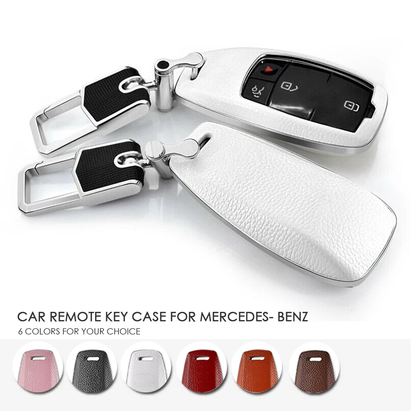 Модный кожаный чехол-брелок для ключей с головным покрытием Mercedes Benz W202 W210 W211 W204 W212