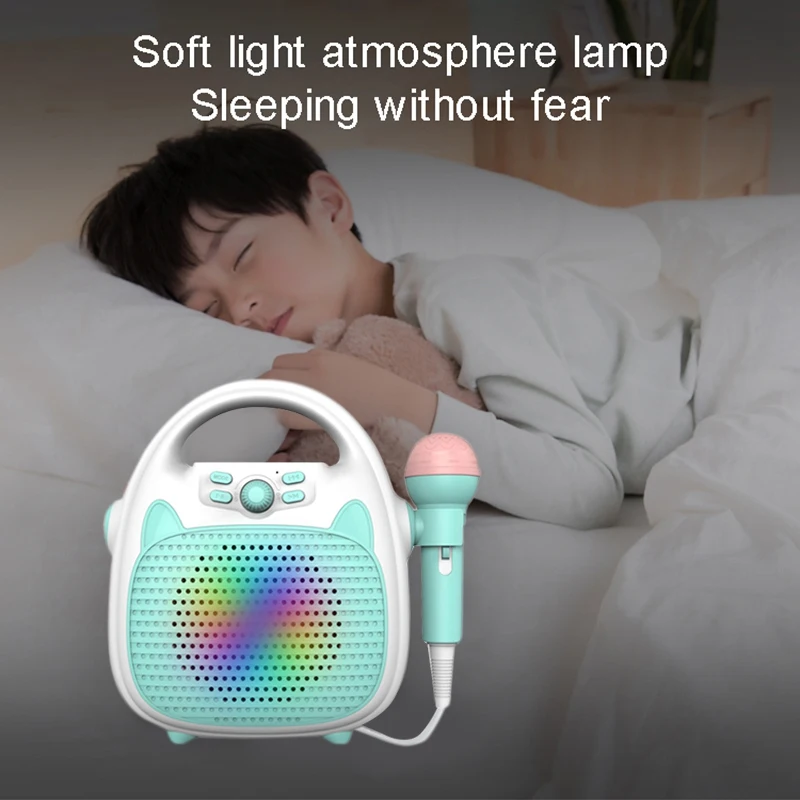 Kids Karaoke Machine Portable Bluetooth Speaker with Microphone Cartoon Singing for Kids Karaoke Sing
Kids Karaoke Machine Portable Bluetooth Speaker with Microphone Cartoon Singing for Kids Karaoke Sing