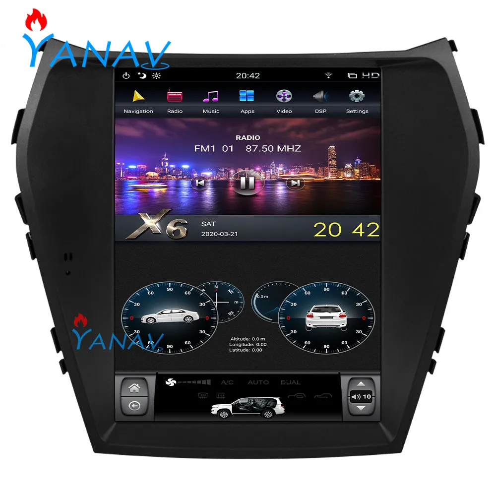 10.4 inch Android 9 WiFi GPS Navigation For-Hyundai IX45 Santa Fe 2013-2018 Vertical Touch Screen Radio Dvd Player Car Stereo
10.4 inch Android 9 WiFi GPS Navigation For-Hyundai IX45 Santa Fe 2013-2018 Vertical Touch Screen Radio Dvd Player Car Stereo