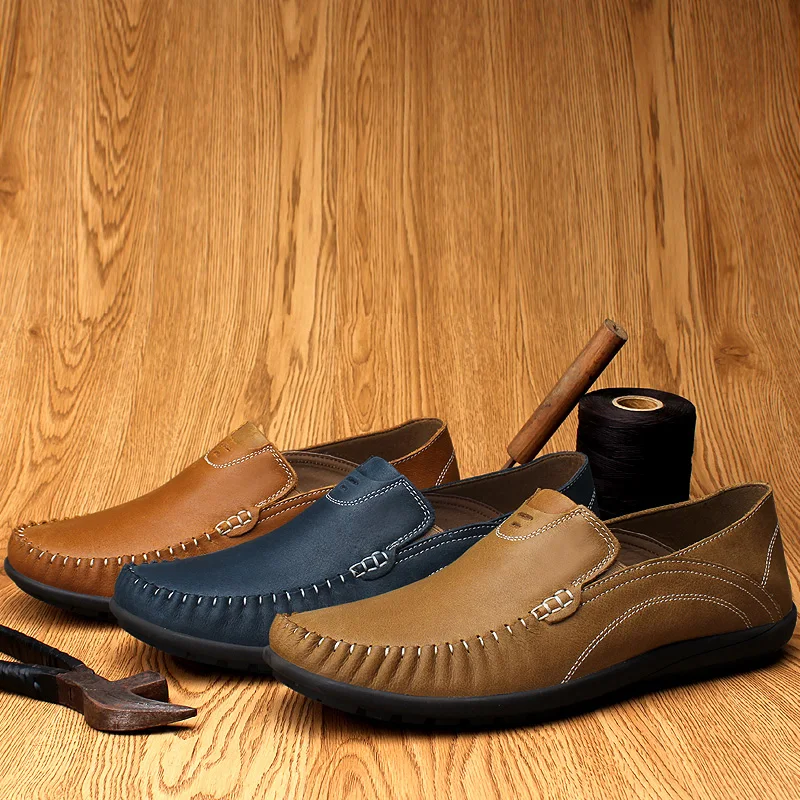 Fashion Men Shoes Men Casual Shoes Genuine Leather Men Loafers Moccasins Slip On Men'S Flats Male Driving Shoes Plus Size 37-46
Fashion Men Shoes Men Casual Shoes Genuine Leather Men Loafers Moccasins Slip On Men'S Flats Male Driving Shoes Plus Size 37-46