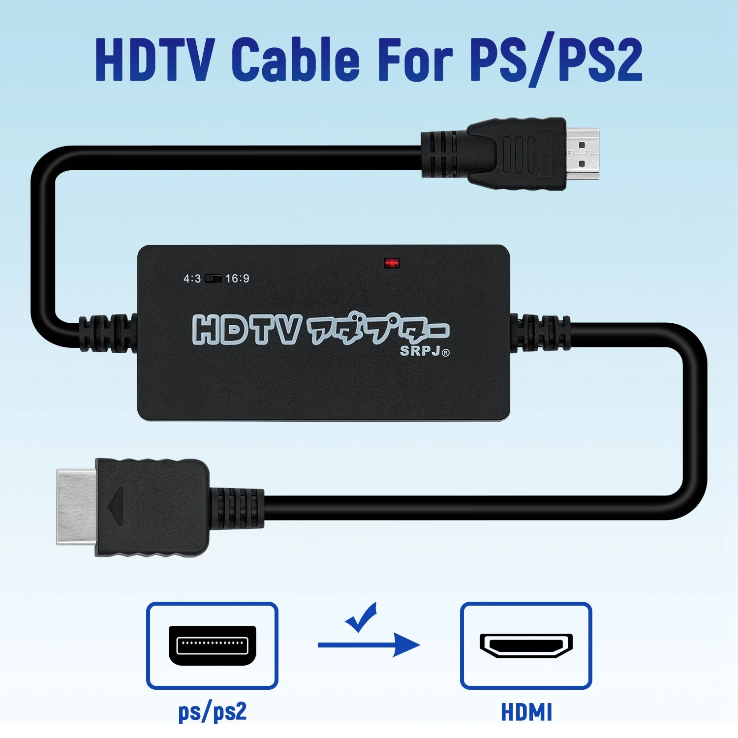 Кабель Mcbazel HDTV для PS/PlayStation 2 игровой аксессуар Sony дополнительный USB блок