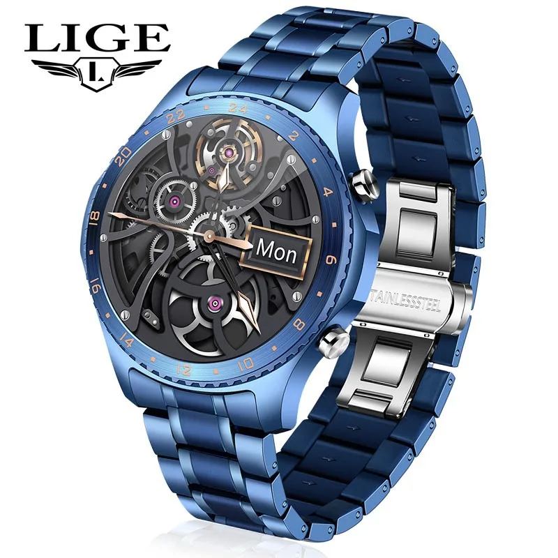 LIGE Smart Watch Men Bluetooth Call Custom Dial Full Touch Screen Waterproof Smartwatch For Android IOS Sports Fitness Tracker
LIGE Smart Watch Men Bluetooth Call Custom Dial Full Touch Screen Waterproof Smartwatch For Android IOS Sports Fitness Tracker