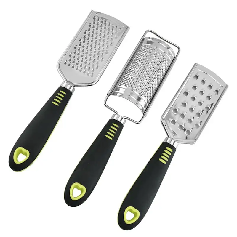3pcs Coarse Graters Set Stainless Steel Potato Planing Hand Grater Kitchen Gadgets For Cheese Fruit Vegetable Potato Wire Planer
3pcs Coarse Graters Set Stainless Steel Potato Planing Hand Grater Kitchen Gadgets For Cheese Fruit Vegetable Potato Wire Planer