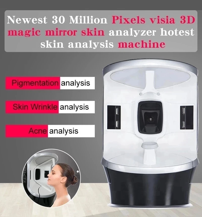 Hot-selling latest 7th generation Visia skin tone analysis system scanning biological UV beauty salon skin analyzer equipment
Hot-selling latest 7th generation Visia skin tone analysis system scanning biological UV beauty salon skin analyzer equipment