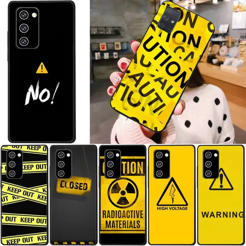 Keep Out Caution Stop Dangerous Phone Case For Samsung Note 8 9 10 20 Case For Note10Pro 10lite 20ultra M20 M31 Funda Case
Keep Out Caution Stop Dangerous Phone Case For Samsung Note 8 9 10 20 Case For Note10Pro 10lite 20ultra M20 M31 Funda Case