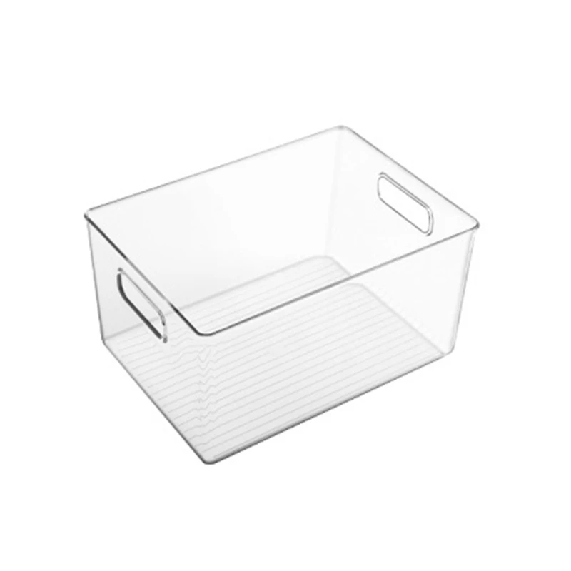 Plastic Food Storage Container with Side Handle Refrigerator Storage Basket 85DA
Plastic Food Storage Container with Side Handle Refrigerator Storage Basket 85DA