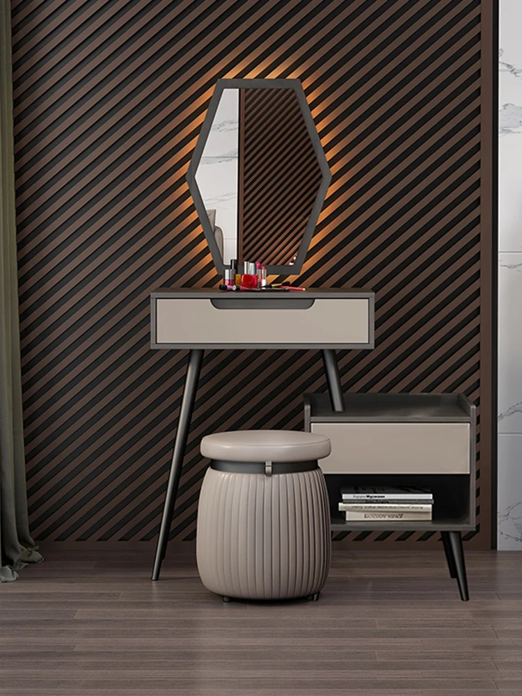 TT Light Luxury Minimalist Dressing Table Modern Simple and High-End Makeup Table Small Apartment Mini 60cm Nordic
TT Light Luxury Minimalist Dressing Table Modern Simple and High-End Makeup Table Small Apartment Mini 60cm Nordic