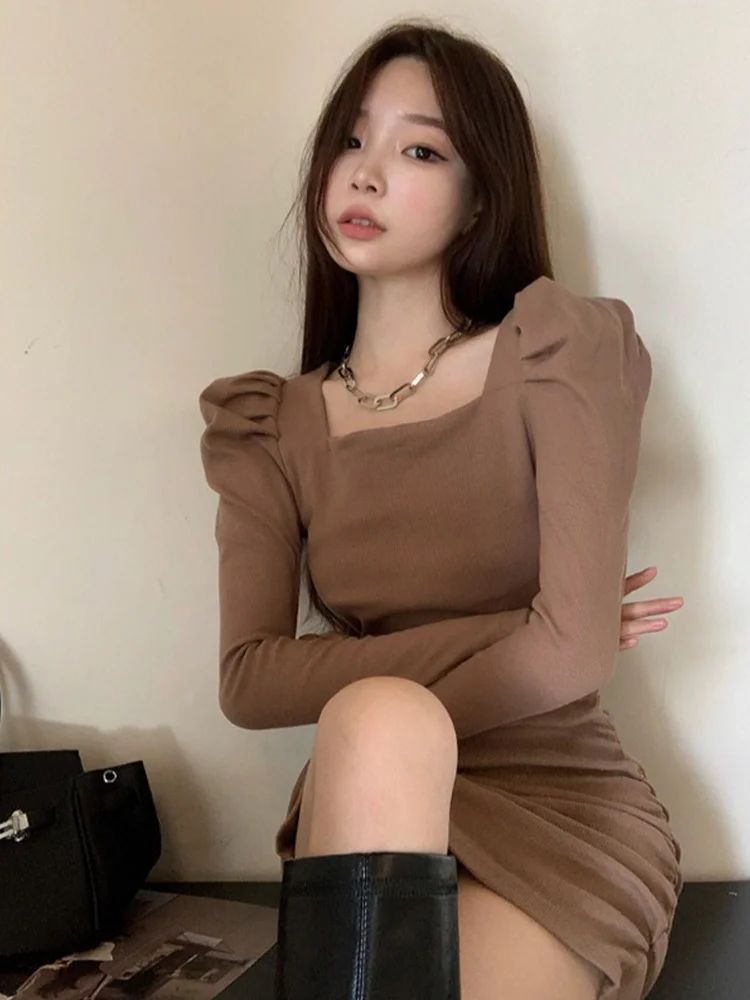 sister light familiar style high sense tight dress women's new hot girl Hip Wrap Skirt with slim skirt in autumn and
sister light familiar style high sense tight dress women's new hot girl Hip Wrap Skirt with slim skirt in autumn and