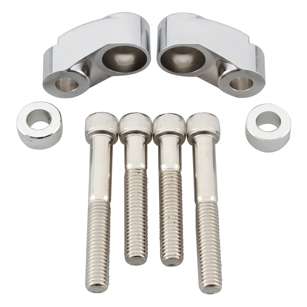 Chrome Turn Signal Mount Bracket Relocation For HARLEY 91-05 Dyna Glide, 87-07 XL With 39MM 06-07 Dyna Glide With 49MM Forks
Chrome Turn Signal Mount Bracket Relocation For HARLEY 91-05 Dyna Glide, 87-07 XL With 39MM 06-07 Dyna Glide With 49MM Forks