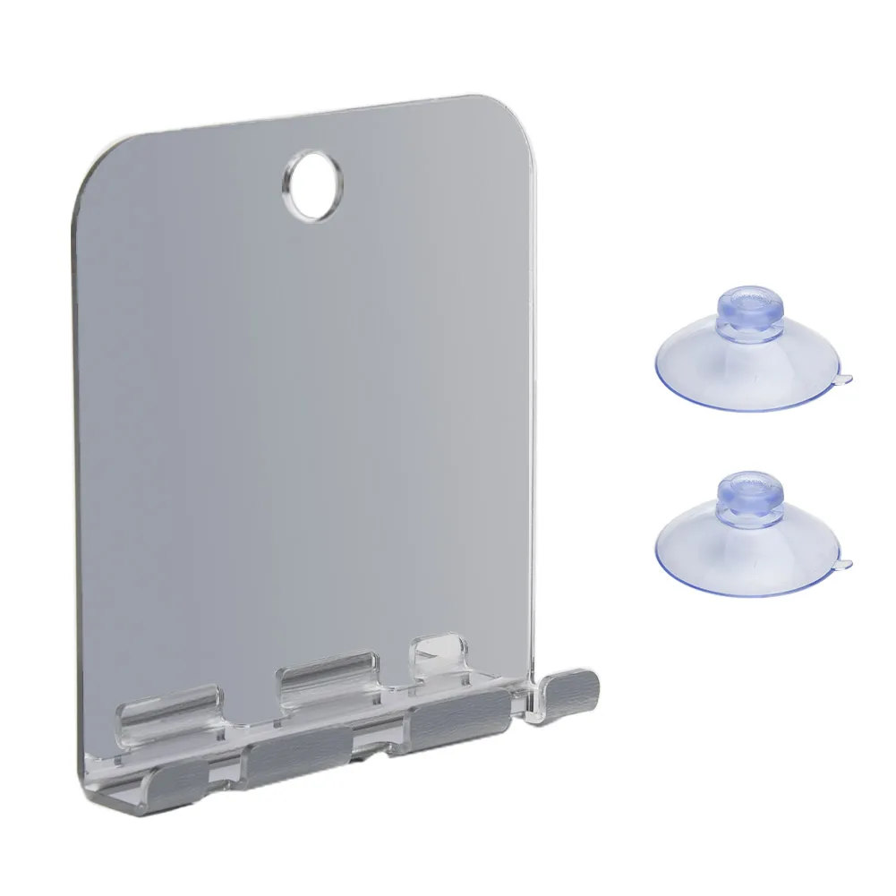 For Shaving Fogless Shatterproof Shower Mirror Home Washroom With Suction Protable Makeup Acrylic Travel Bathroom Wall Hanging
For Shaving Fogless Shatterproof Shower Mirror Home Washroom With Suction Protable Makeup Acrylic Travel Bathroom Wall Hanging