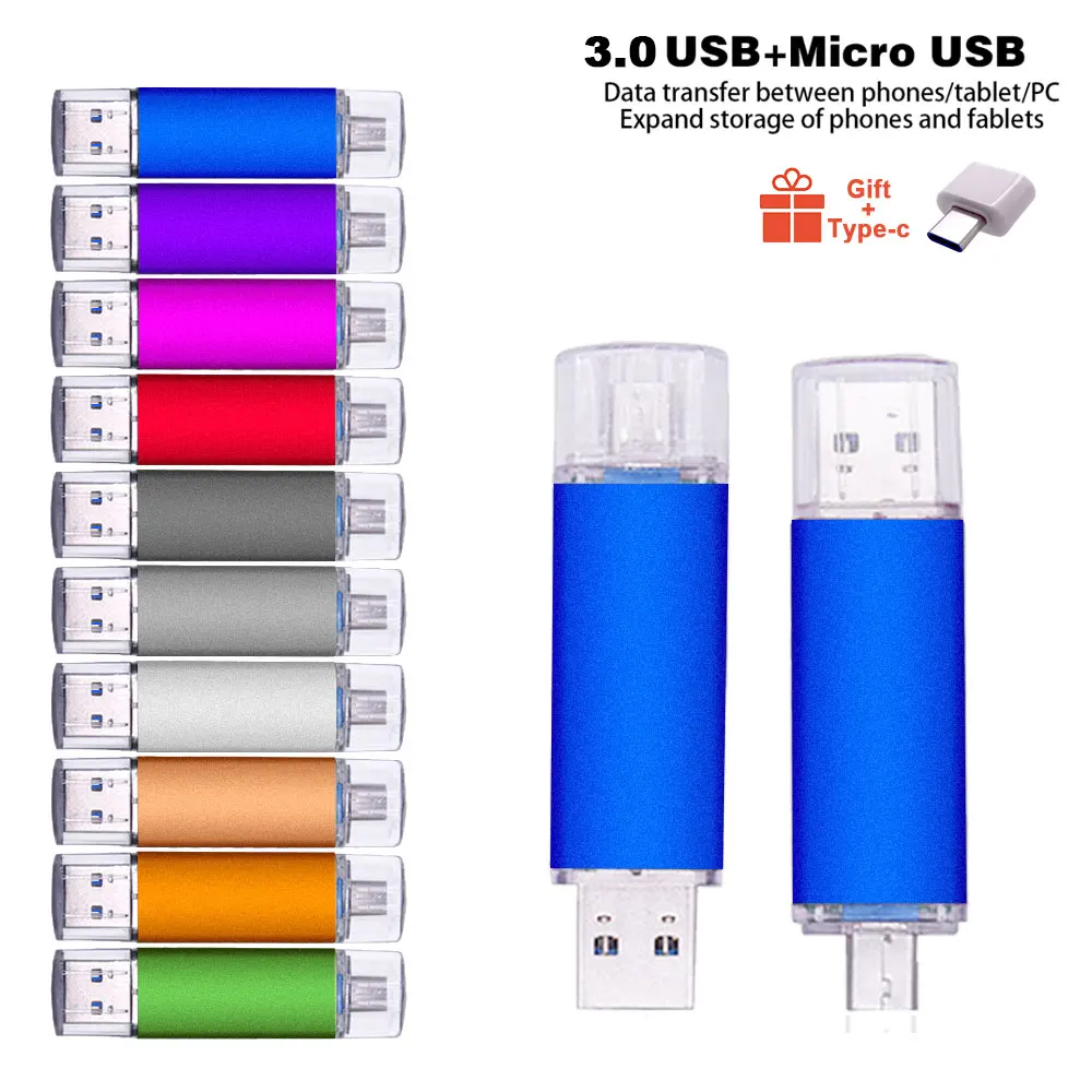 OTG USB 3.0 usb flash drive 64gb 128gb 256gb 512gb thumb drive pen driver pendridve memory stick card pen drives for Smart Phone
OTG USB 3.0 usb flash drive 64gb 128gb 256gb 512gb thumb drive pen driver pendridve memory stick card pen drives for Smart Phone