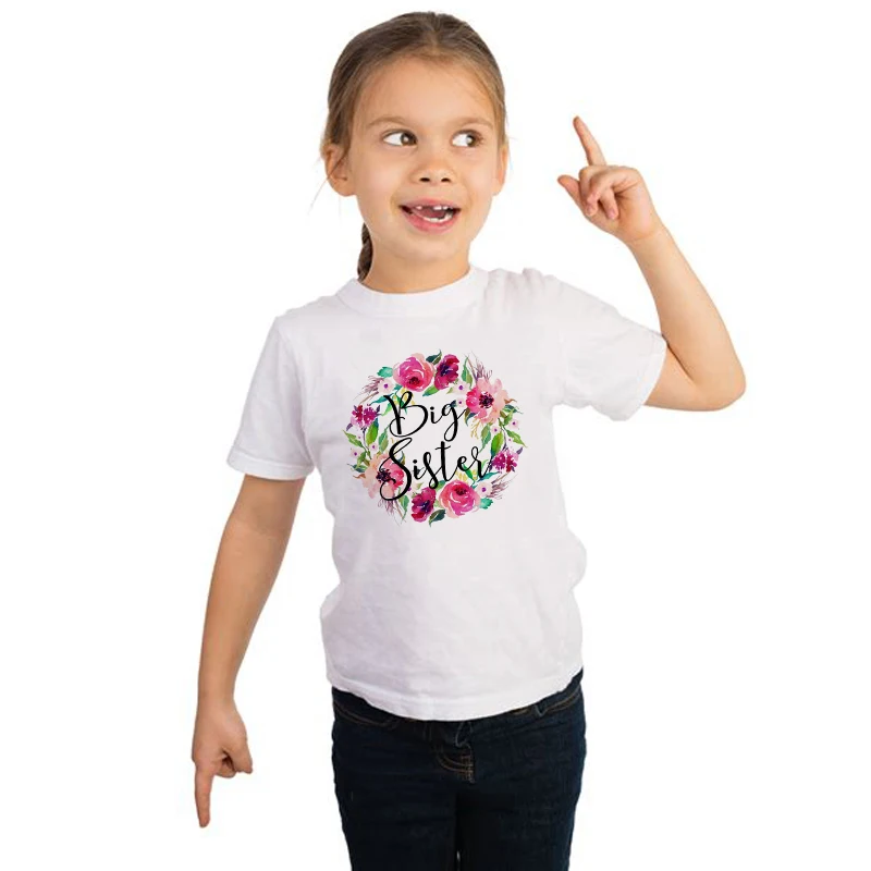 2020 New Summer Kids T Shirt Fashion Print Kids TShirt Cute Big Sister Baby Girls Short Sleeve T-Shirt Children's Clothes
2020 New Summer Kids T Shirt Fashion Print Kids TShirt Cute Big Sister Baby Girls Short Sleeve T-Shirt Children's Clothes