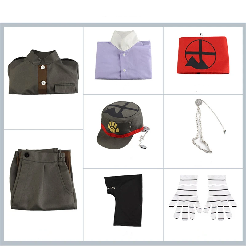 Deluxe Shinguuji Korekiyo Cosplay Anime Danganronpa V3: Killing Harmony Character Uniform Halloween Costume for Men
Deluxe Shinguuji Korekiyo Cosplay Anime Danganronpa V3: Killing Harmony Character Uniform Halloween Costume for Men