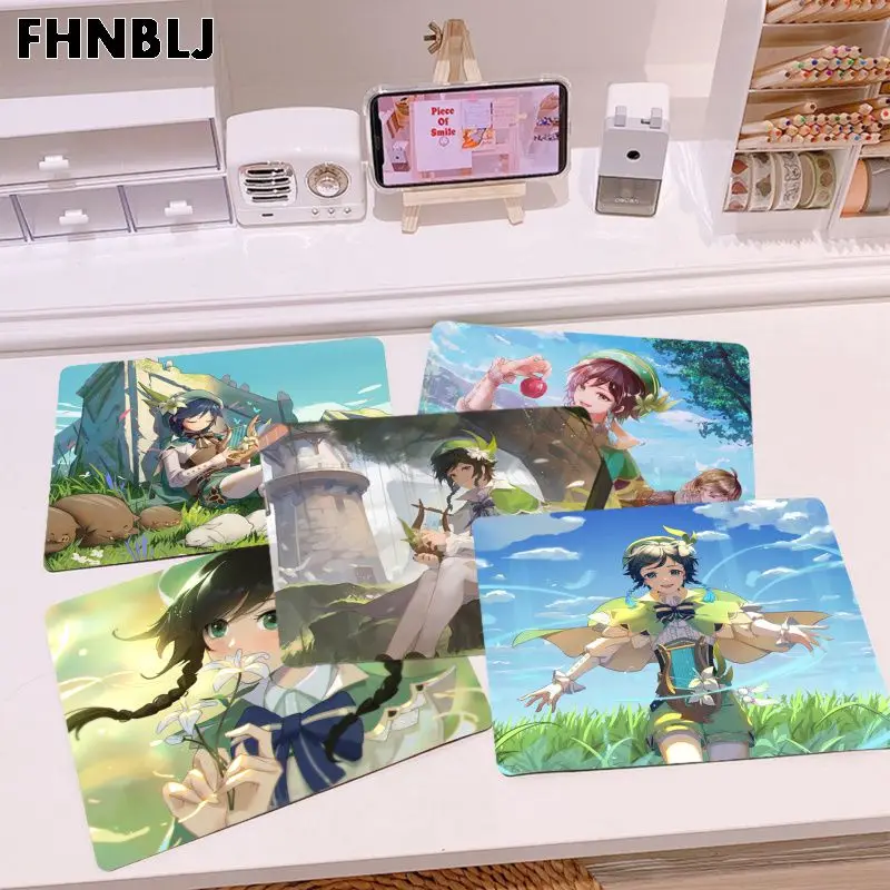 FHNBLJ Non Slip PC Genshin Impact Venti Comfort Mouse Mat Gaming Mousepad Top Selling Wholesale Gaming Pad mouse
FHNBLJ Non Slip PC Genshin Impact Venti Comfort Mouse Mat Gaming Mousepad Top Selling Wholesale Gaming Pad mouse