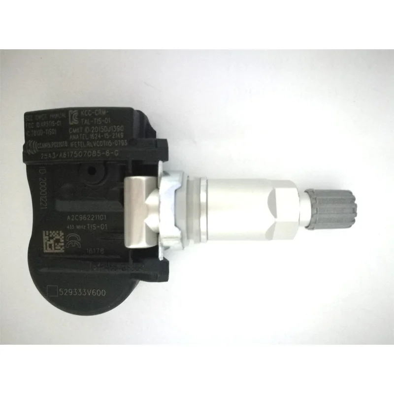 For Tire Pressure Monitor/Warning Sensor TPMS 529333V600 52933-3V600 433MHz System For Hyundai Grandeur i40 Azera Kia Rio
For Tire Pressure Monitor/Warning Sensor TPMS 529333V600 52933-3V600 433MHz System For Hyundai Grandeur i40 Azera Kia Rio