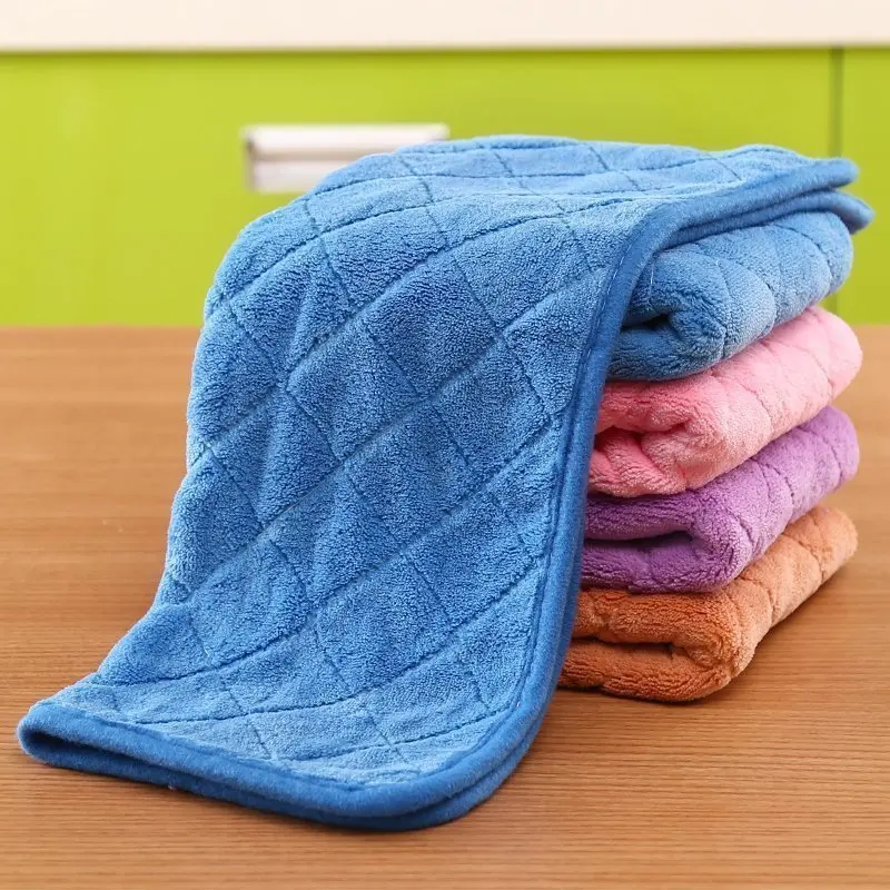 30*37CM Thickened Absorbent Non-stick Oil Kitchen Rag Scouring Pad Table Cleaning Cloth Kitchen Daily Dish Towel Clean Supplies
30*37CM Thickened Absorbent Non-stick Oil Kitchen Rag Scouring Pad Table Cleaning Cloth Kitchen Daily Dish Towel Clean Supplies