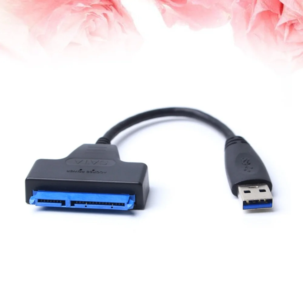 USB 3.0 To SATA Adapter Cable External Hard Disk 22 Pin SATA III to USB 3.0 Aapters Converter Data Transfer Cable for 2.5 Inch
USB 3.0 To SATA Adapter Cable External Hard Disk 22 Pin SATA III to USB 3.0 Aapters Converter Data Transfer Cable for 2.5 Inch