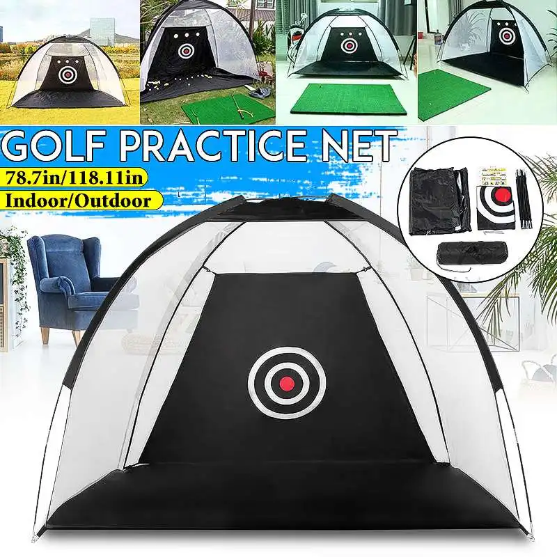 200/300CM Folding Golf Practice Net Tent Indoor Outdoor Golf Hitting Cage Garden Grassland Practice Tent Golf Training Equipment
200/300CM Folding Golf Practice Net Tent Indoor Outdoor Golf Hitting Cage Garden Grassland Practice Tent Golf Training Equipment