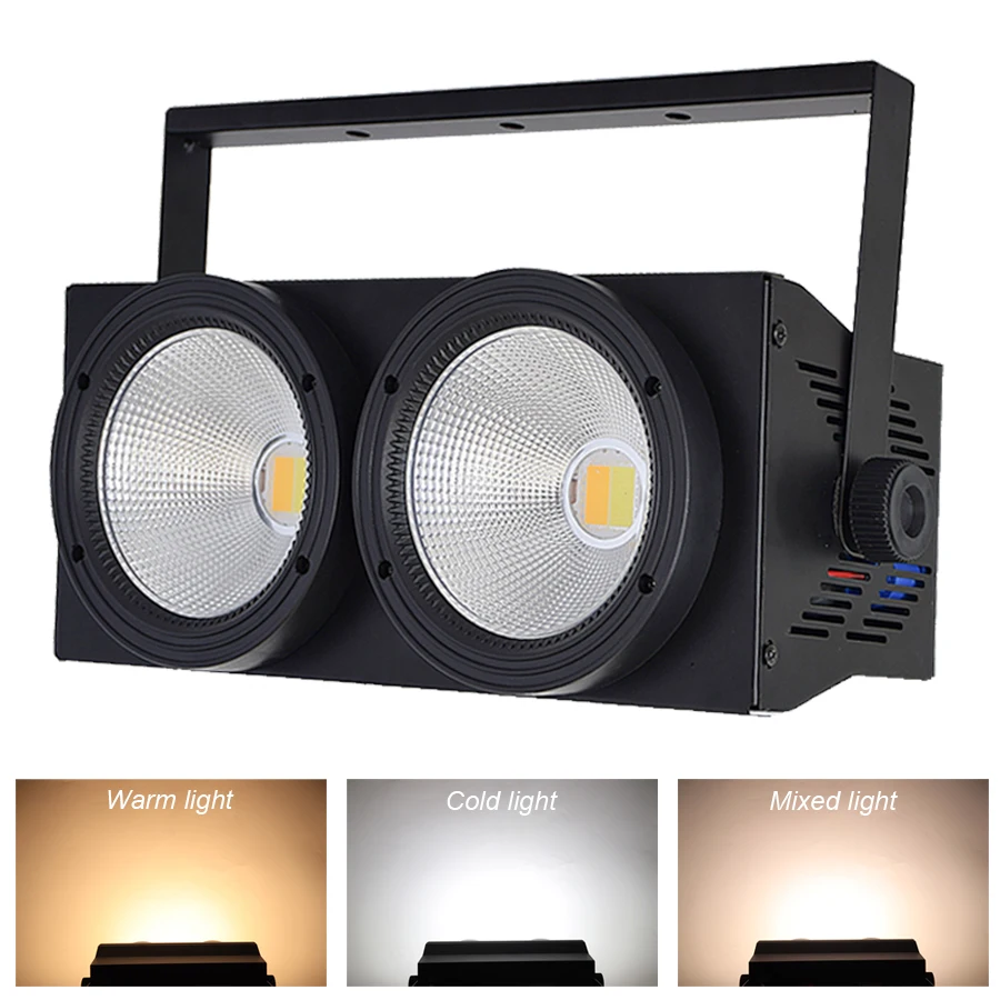 Stage LED light COB2*100W Two-eye audience light Atmosphere stage light Disco ball hall party dj dance floor Christmas party
Stage LED light COB2*100W Two-eye audience light Atmosphere stage light Disco ball hall party dj dance floor Christmas party