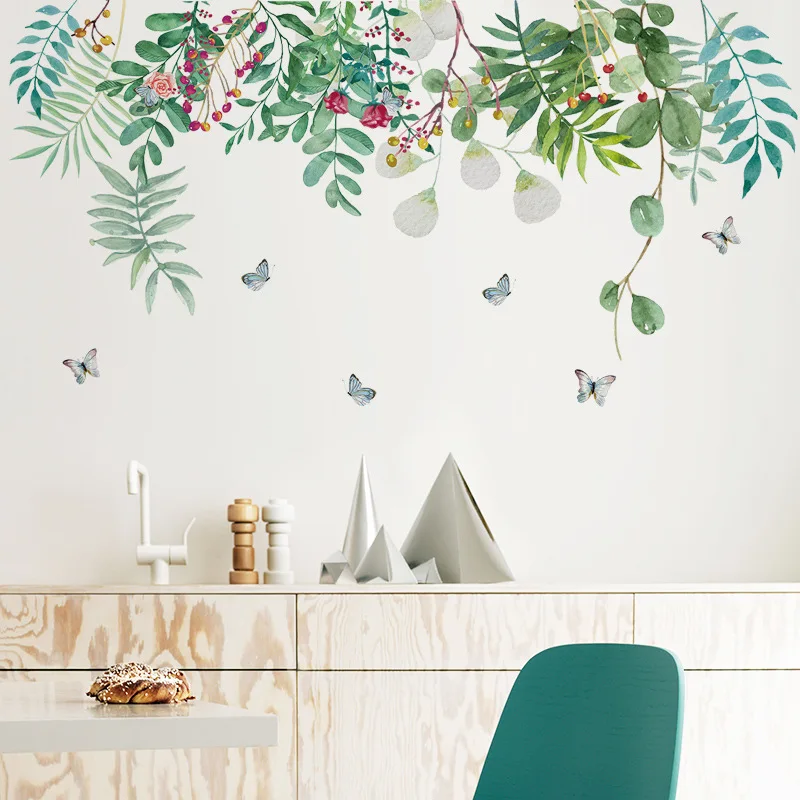 Green Fresh Wall Stickers DIY Flower Fruit Tree Wall Stickers Removable Home Decoration Stickers Living Room Bedroom Decoration
Green Fresh Wall Stickers DIY Flower Fruit Tree Wall Stickers Removable Home Decoration Stickers Living Room Bedroom Decoration