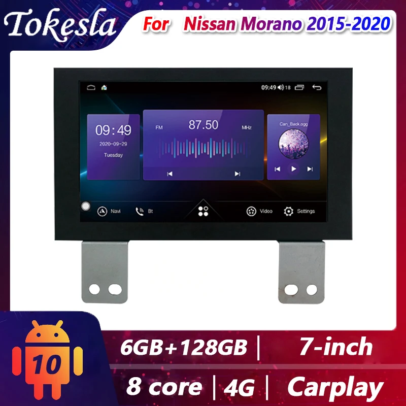 Tokesla Car Audio For Nissan Murano Radio 2 Din Android Auto Stereo Receiver Central Multimedia Dvd Video Players Navigation 4G
Tokesla Car Audio For Nissan Murano Radio 2 Din Android Auto Stereo Receiver Central Multimedia Dvd Video Players Navigation 4G