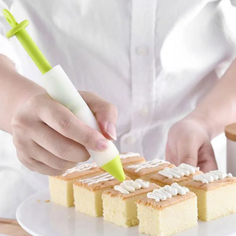 Silicone Writing Pen Chocolate Cream Jam DIY Graffiti Pen Pastry Nozzles Cake Cookie Decorating Baking Tool Kitchen Accessories
Silicone Writing Pen Chocolate Cream Jam DIY Graffiti Pen Pastry Nozzles Cake Cookie Decorating Baking Tool Kitchen Accessories