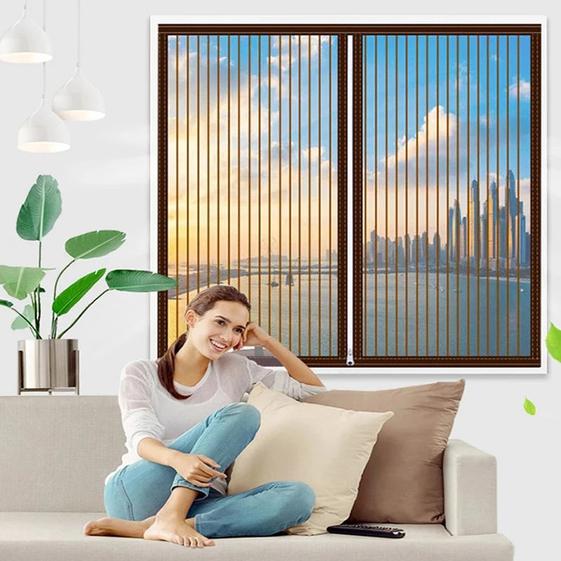 Zipper opening Insect Window Screen Mosquito Net Indoor Fly-proof Curtain Mesh Summer Invisible Mosquito-proof Net Customizable
Zipper opening Insect Window Screen Mosquito Net Indoor Fly-proof Curtain Mesh Summer Invisible Mosquito-proof Net Customizable