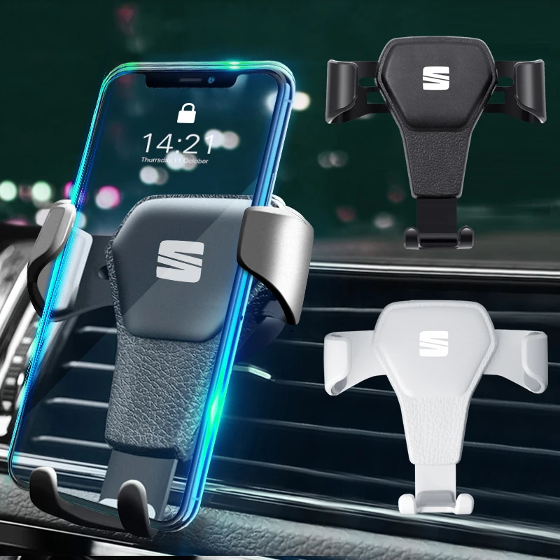 Car Holder Phone Air Vent Clip Mount Mobile Cell Stand Smartphone GPS Support For Seat Leon Altea Ibiza Toledo Arona Ateca Exeo
Car Holder Phone Air Vent Clip Mount Mobile Cell Stand Smartphone GPS Support For Seat Leon Altea Ibiza Toledo Arona Ateca Exeo