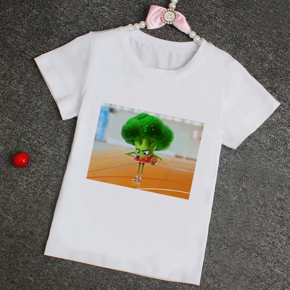 Kids Summer Sports Shirt Broccoli Basketball Player Cartoon Boys Clothes Fashion Streetwear Breathable Children's Tee Shirt
Kids Summer Sports Shirt Broccoli Basketball Player Cartoon Boys Clothes Fashion Streetwear Breathable Children's Tee Shirt