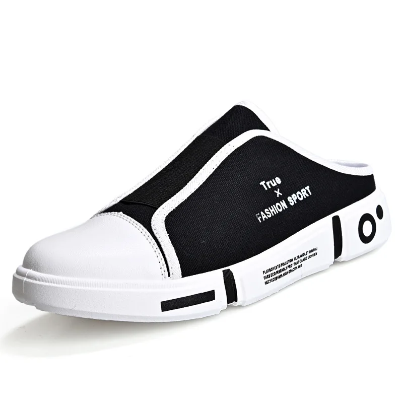 2021 Spring and Summer Slippers Men's Korean Fashion Men's Personalized Sandals No Heel Loafer Student Canvas Shoes 
2021 Spring and Summer Slippers Men's Korean Fashion Men's Personalized Sandals No Heel Loafer Student Canvas Shoes