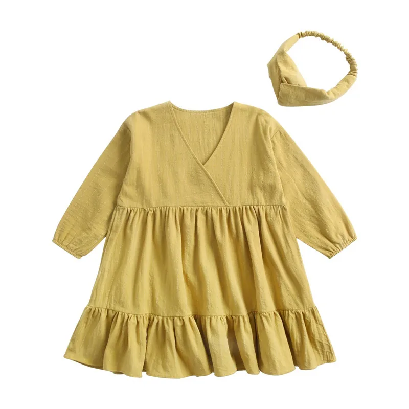 Cotton Baby girl dress Summer Solid color stripes Dress Children Clothes Birthday Party Clothing For 1-8 Years Old
Cotton Baby girl dress Summer Solid color stripes Dress Children Clothes Birthday Party Clothing For 1-8 Years Old