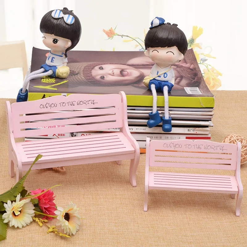 Dollhouse Miniature Accessories Simulation Chair Furniture Model Toys for Doll House Decoration Cute Pink Small Wooden Chair
Dollhouse Miniature Accessories Simulation Chair Furniture Model Toys for Doll House Decoration Cute Pink Small Wooden Chair