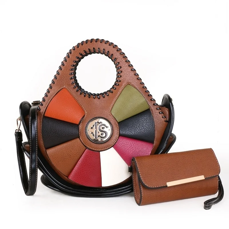 2021 new women's bag fashion rainbow large capacity bag mother child One Shoulder Messenger Bag splicing handbag
2021 new women's bag fashion rainbow large capacity bag mother child One Shoulder Messenger Bag splicing handbag