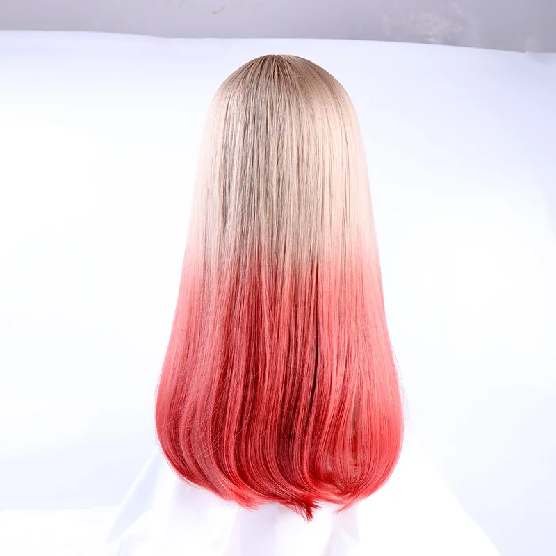 VICWIG Colored Wigs for Women Long Straight Pink Red Gradient Synthetic Wig Cosplay With Bangs
VICWIG Colored Wigs for Women Long Straight Pink Red Gradient Synthetic Wig Cosplay With Bangs