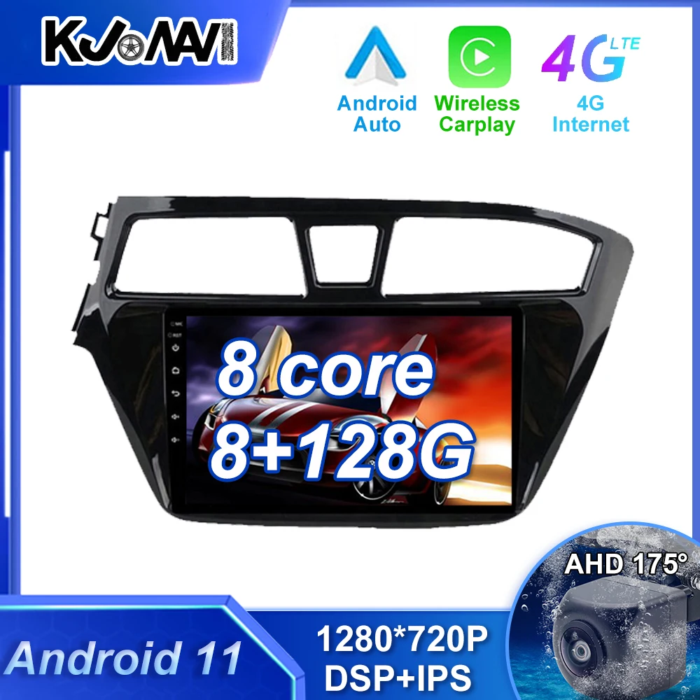 Автомагнитола Carplay, 8 + 128 ГГц, Android 11,0, мультимедийный стереоплеер с GPS-навигацией для Hyundai I20 LHD 2015, 2016, 2017, 2018 
Автомагнитола Carplay, 8 + 128 ГГц, Android 11,0, мультимедийный стереоплеер с GPS-навигацией для Hyundai I20 LHD 2015, 2016, 2017, 2018