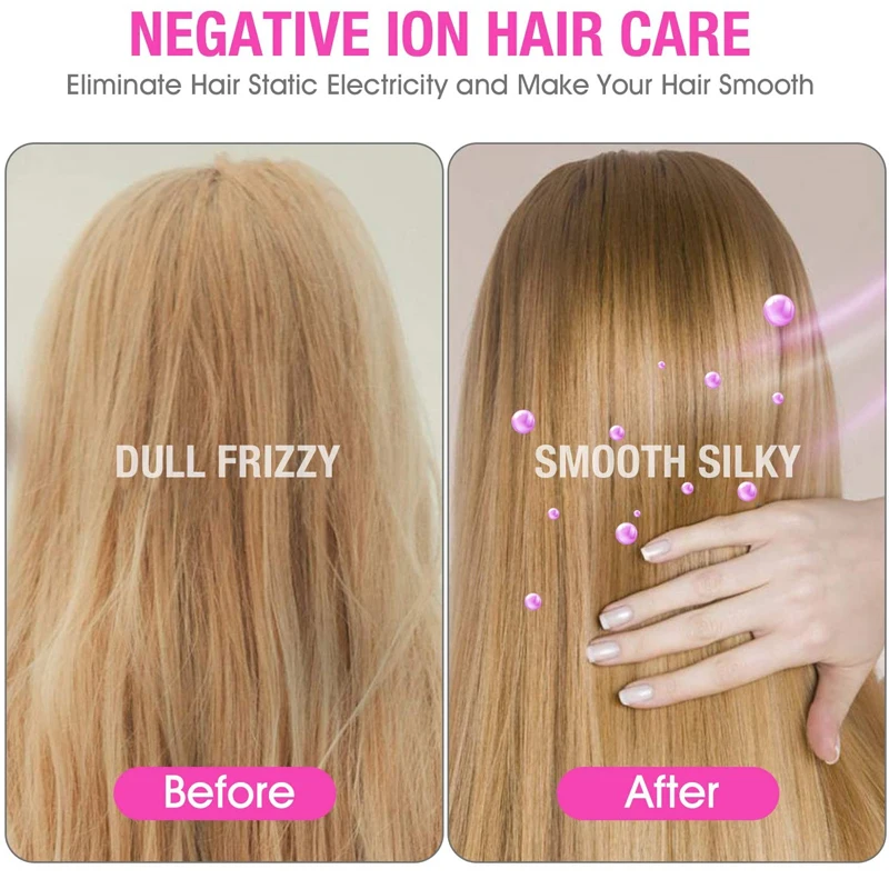 Professional Hair Dryer Portable Blow Dryer Salon Powerful Negative Ionic Blow Hair Dryers Leafless Strong Wind Hairdryer
Professional Hair Dryer Portable Blow Dryer Salon Powerful Negative Ionic Blow Hair Dryers Leafless Strong Wind Hairdryer