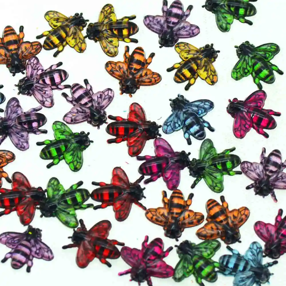 50pcs 14mm Mixed Acrylic Colorful Bees Cabochon|Scrap-booking Embellishment Miniatures
50pcs 14mm Mixed Acrylic Colorful Bees Cabochon|Scrap-booking Embellishment Miniatures