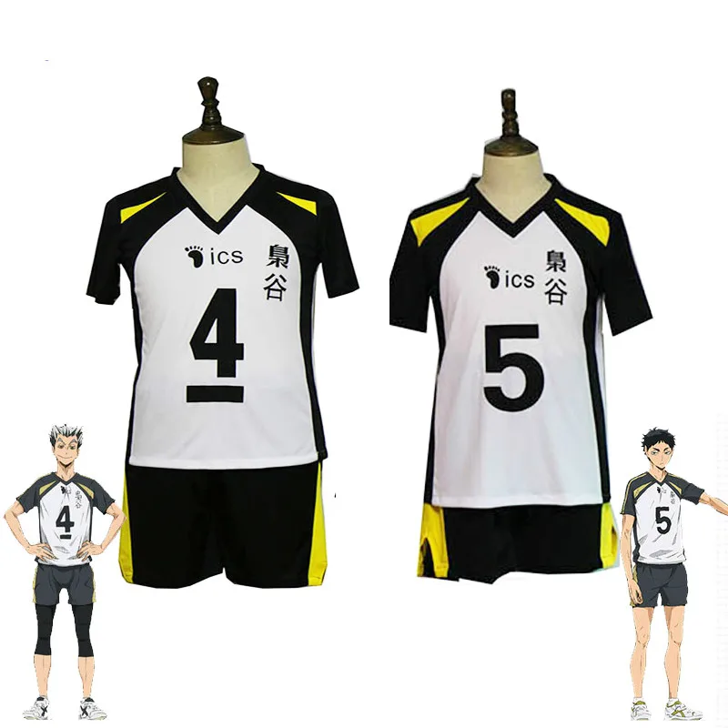 Аниме Haikyuu Akaashi Keiji Bokuto Koutarou униформа для волейбола вечевечерние НКИ на Хэллоуин
